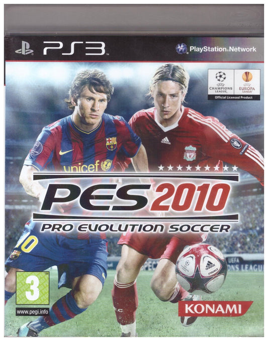 Pro Evolution Soccer 2010 for Sony PlayStation 3/PS3 from Konami (BLES 00688)