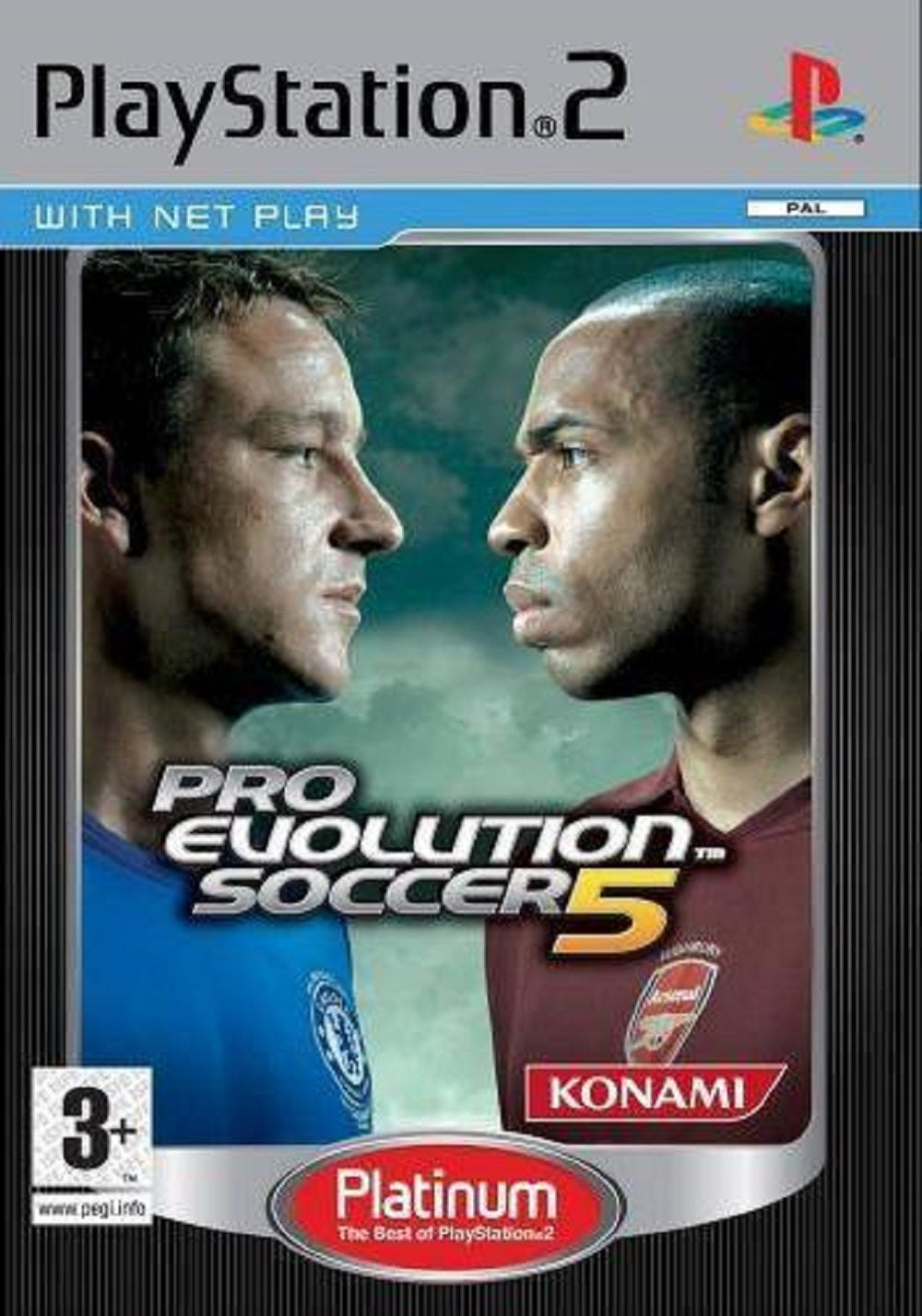 Pro Evolution Soccer 5 PAL for Sony Playstation 2/PS2 from Konami (SLES 53544)-1