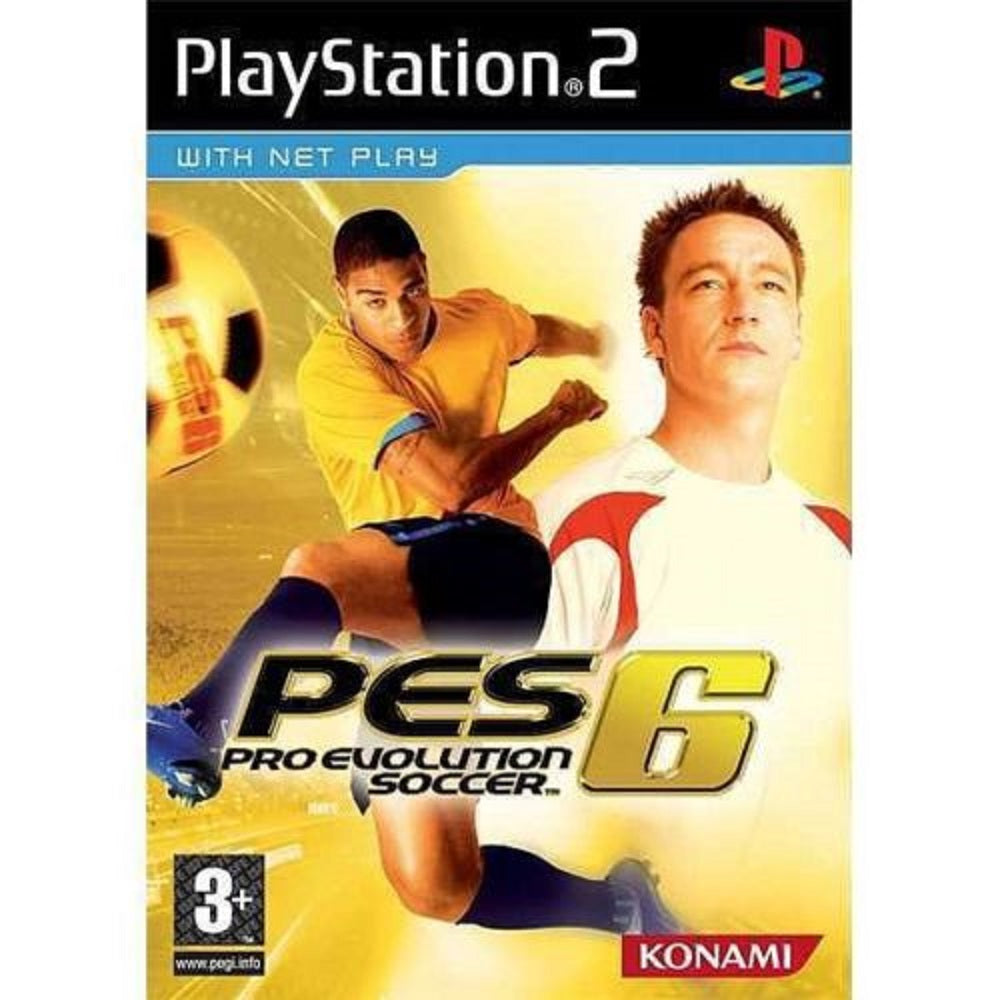 Pro Evolution Soccer 6 game for Sony PlayStation 2 by Konami (SLES 54203).