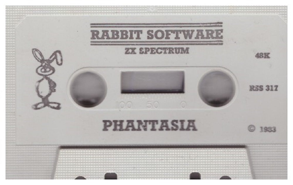 Phantasia Tape Only for ZX Spectrum from Rabbit Software (RSS 317)