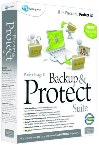 Perfect Image 12 Backup & Protect Suite for PC from Avanquest