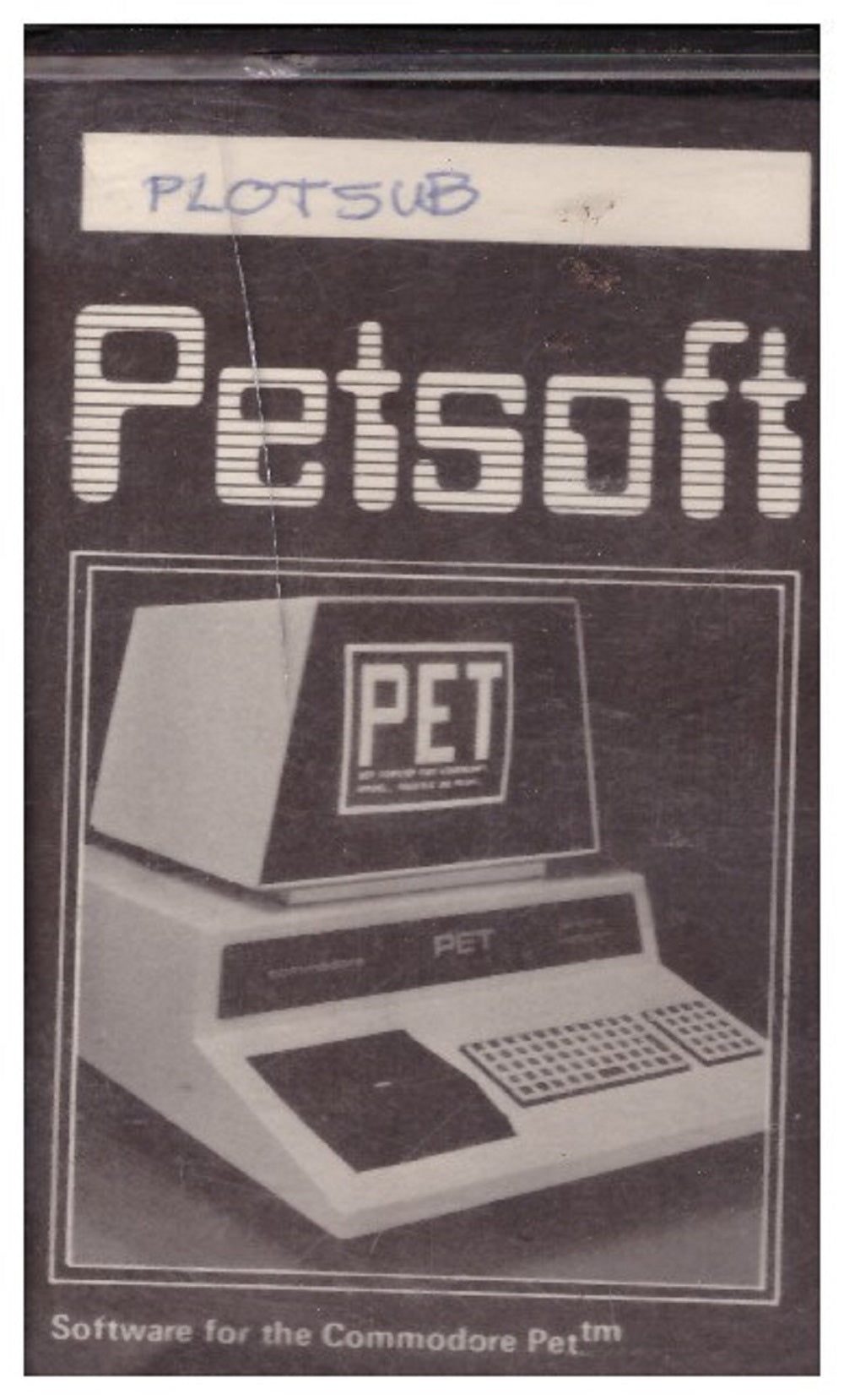 Plotsub for Commodore PET from Petsoft