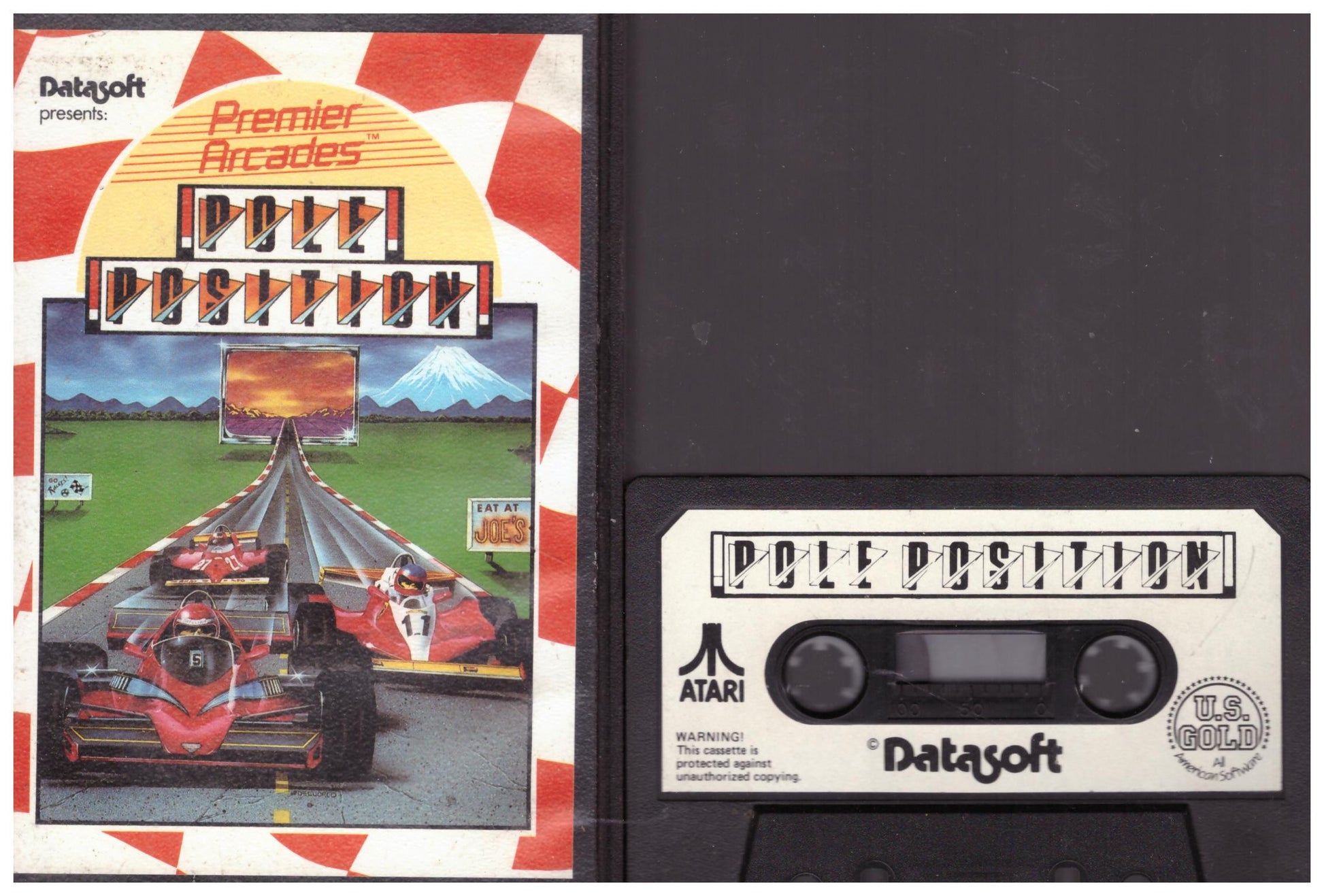 Pole Position for Atari 8-Bit Computers from U.S. Gold