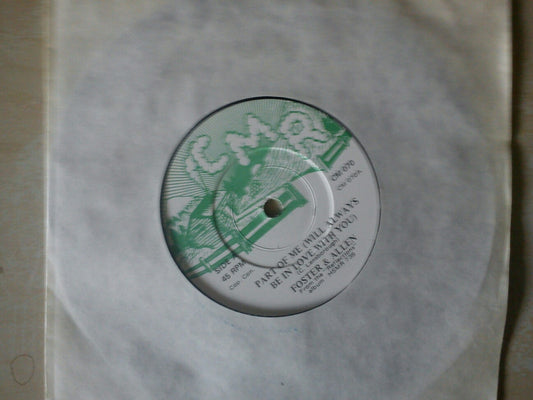 7" 45RPM Part Of Me (Will Always Be In Love With You)/The Black Sheep by Foster & Allen from Ritz