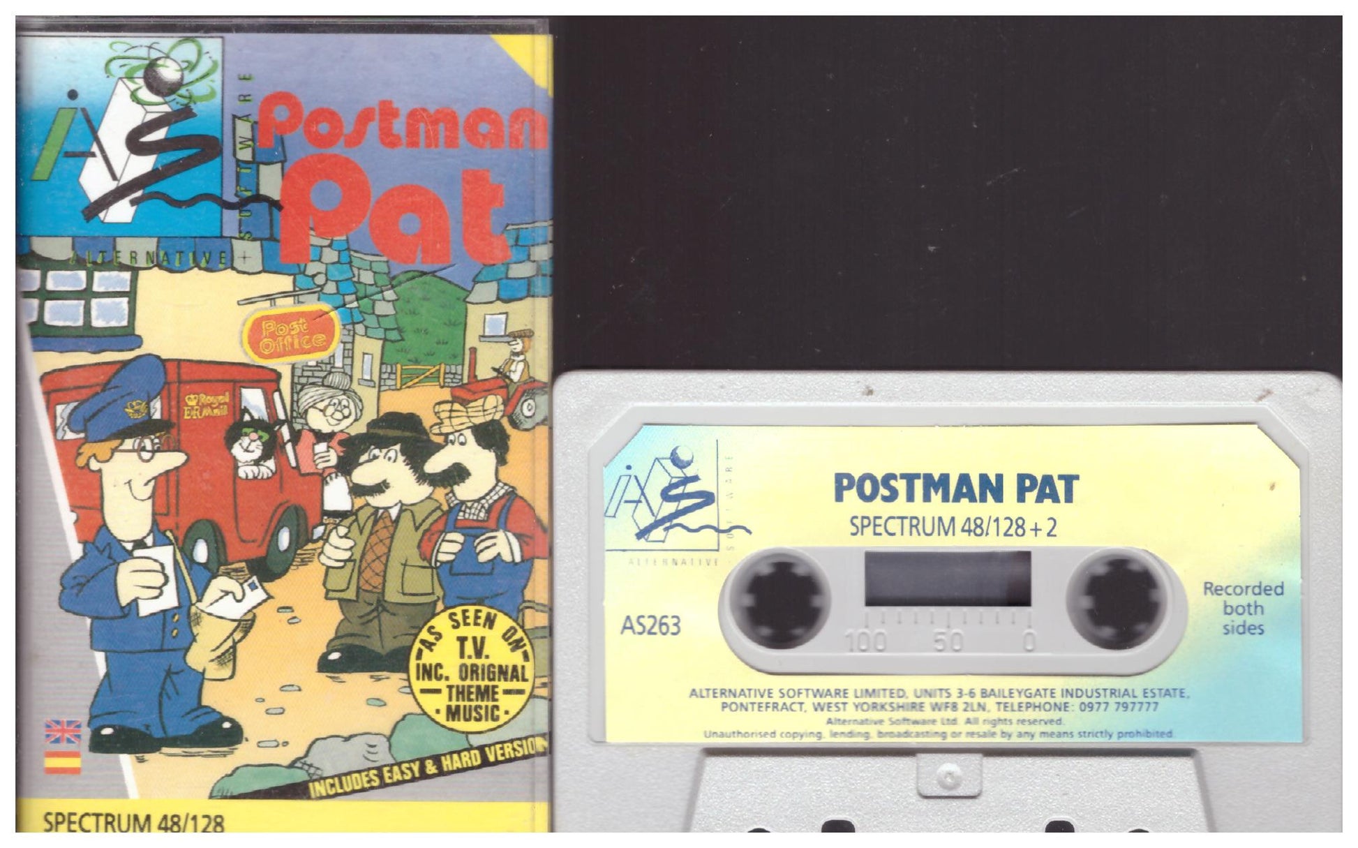 Postman Pat for ZX Spectrum from Alternative Software (AS263)