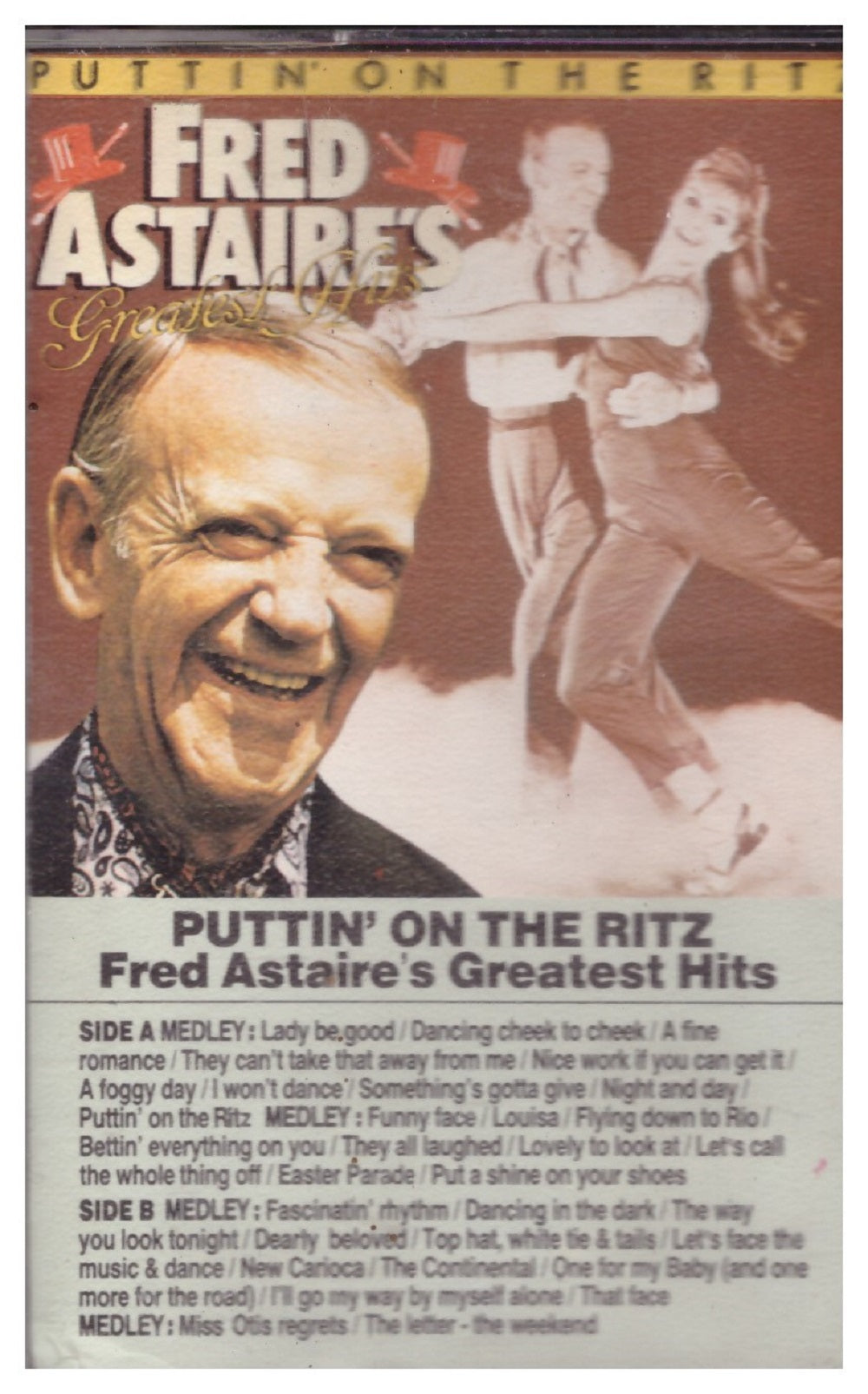 Puttin' On The Ritz: Fred Astaire's Greatest Hits from Black Tulip on Cassette (BT 555025 C)