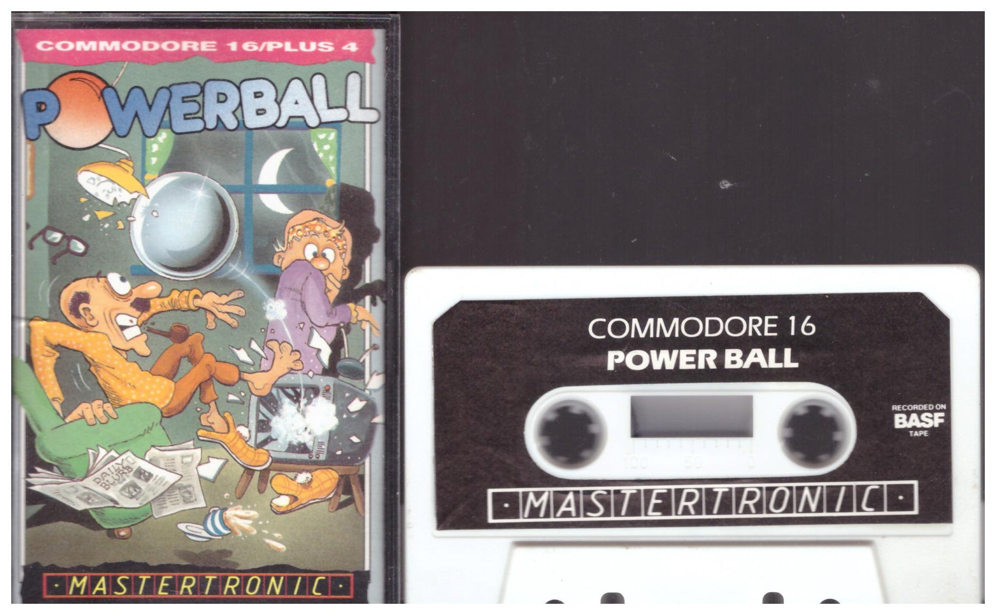 Powerball for Commodore 16/Plus 4 from Mastertronic (2C 0142)