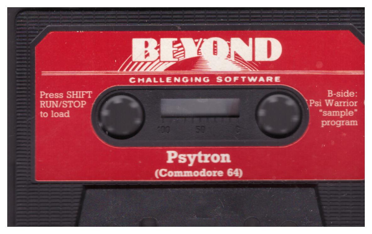 Psytron Tape Only for Commodore 64 from Beyond