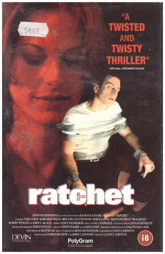 Ratchet VHS from Polygram Filmed Entertainment (PG 1184)