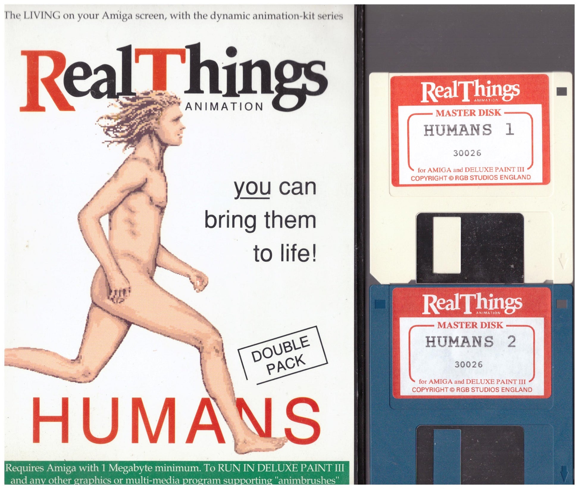 Real Things Animation: Humans for Commodore Amiga from RGB Studios