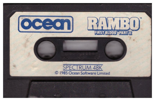 Rambo: First Blood Part II Tape Only for ZX Spectrum from Ocean