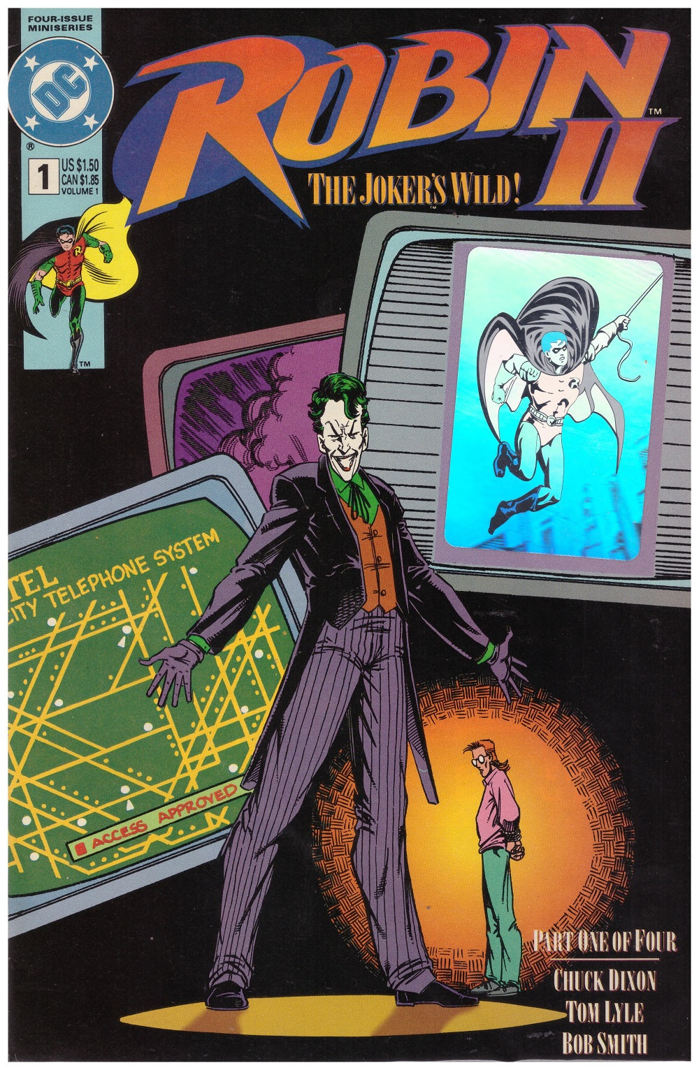 Robin II: The Joker's Wild #1 comic, Tim Drake vs Joker, vintage Robin comic, DC Comics 1991, Batman sidekick comic