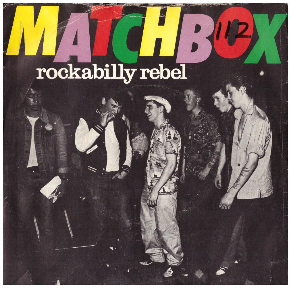 7" 45RPM Rockabilly Rebel/I Don't Wanna Boogie Alone by Matchbox from Magnet Records