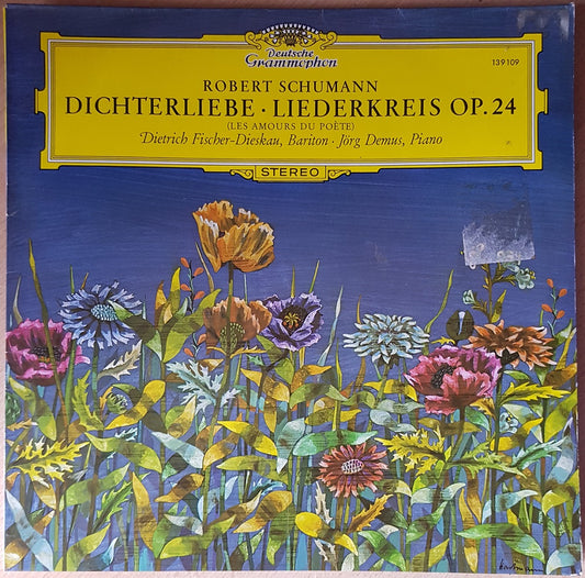 Robert Schumann Dichterliebe vinyl, Dietrich Fischer-Dieskau and Jörg Demus recording, Schumann Liederkreis Op. 24 on vinyl, classical music record, Deutsche Grammophon lieder