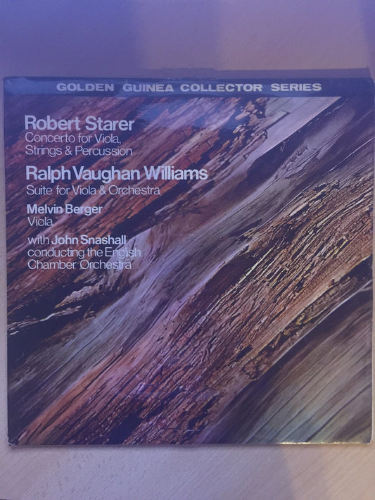 Concerto For Viola, Strings & Percussion/Suite For Viola & Orchestra by Melvin Berger With John Snashall from Golden Guinea (GGC 4049)