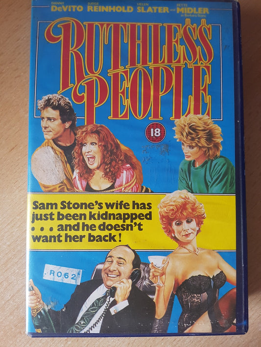 Ruthless People VHS, vintage 80s comedy, collectible VHS tape, Touchstone Home Video Ruthless People