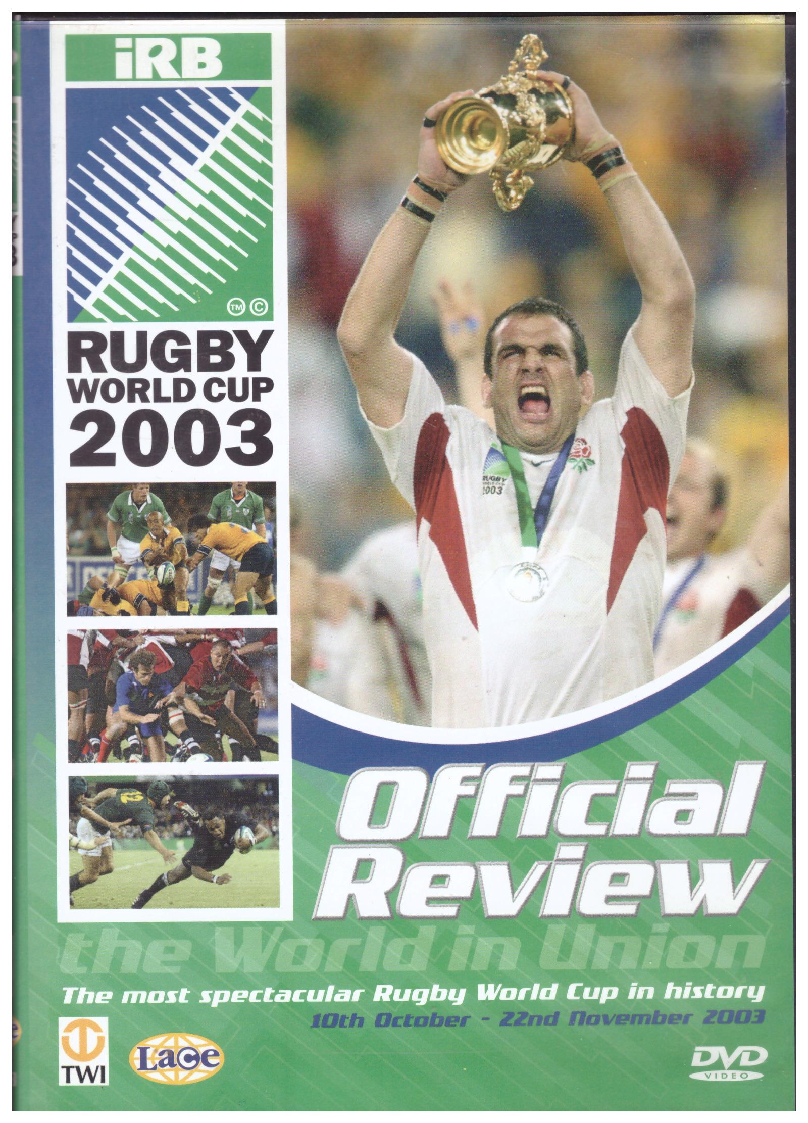 Rugby World Cup 2003 Official Review from Lace on DVD (LACE 258)