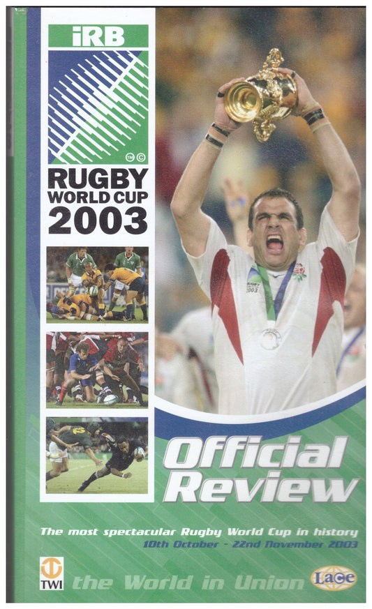 Rugby World Cup 2003 Official Review VHS from Lace (LACE 257)