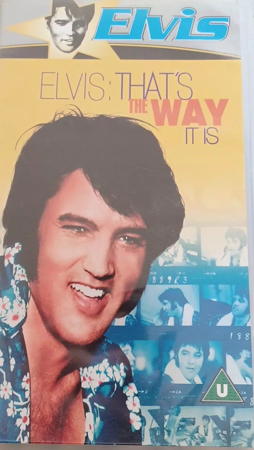 Elvis That’s The Way It Is VHS, Elvis Presley live performance VHS, Elvis concert documentary VHS