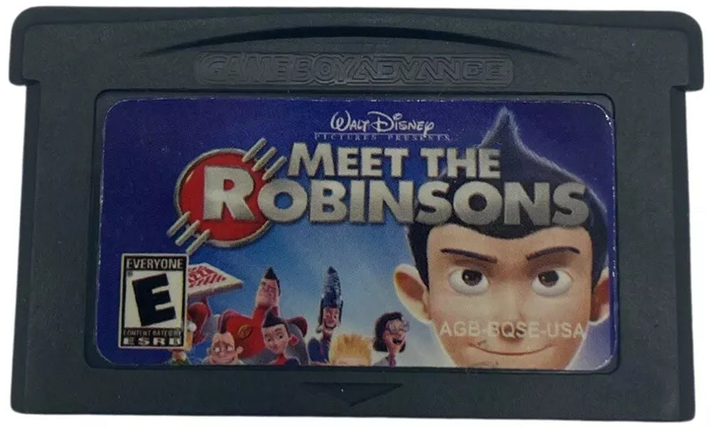 Meet The Robinsons Nintendo Gameboy Advance, Wilbur Robinson game, Disney GBA adventure game, time-travel GBA game