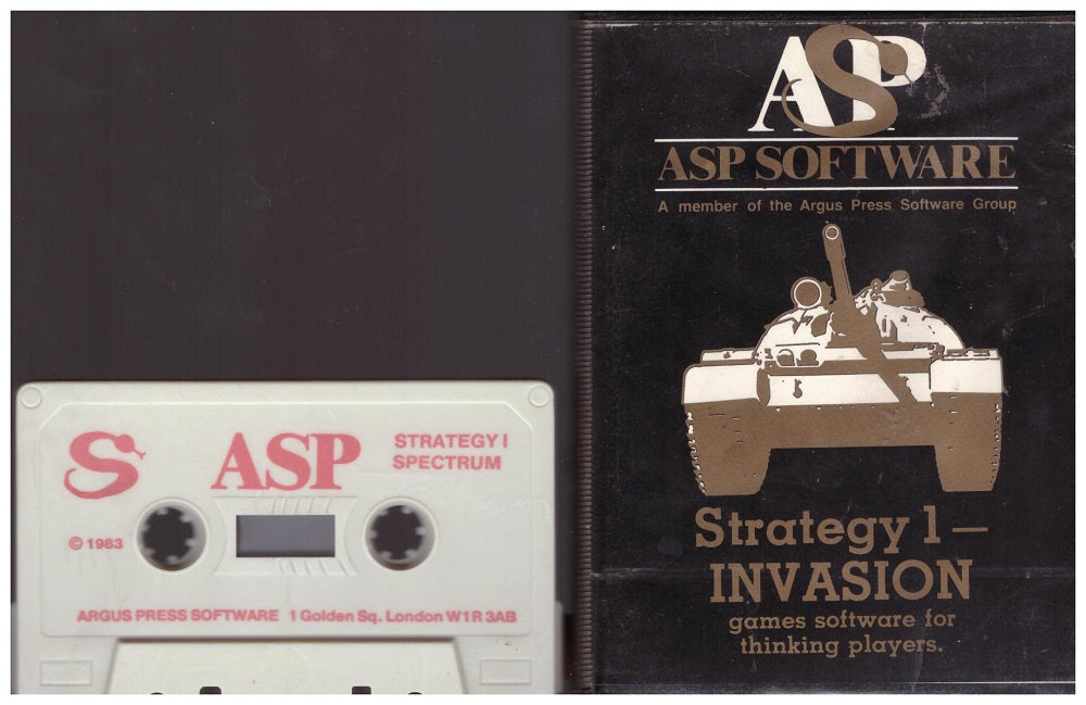 Strategy 1 - Invasion for ZX Spectrum from ASP Software