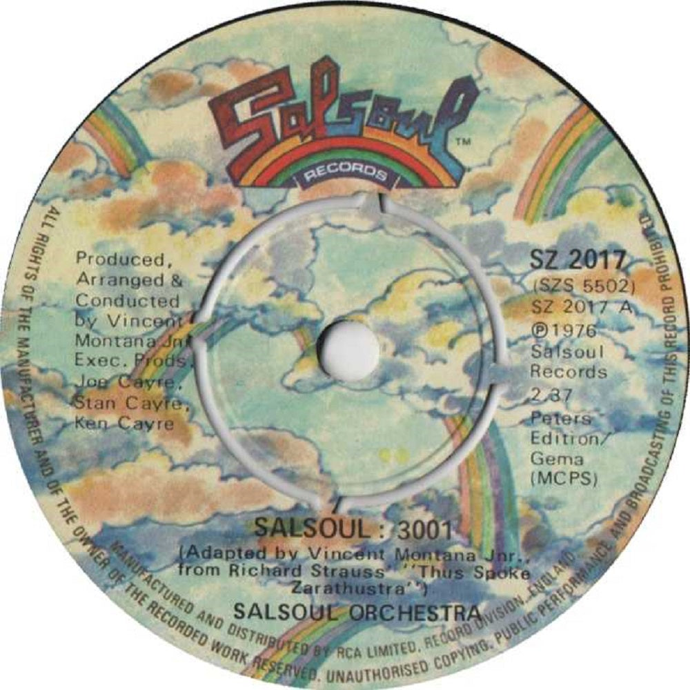 7" 45RPM Salsoul : 3001/Standing And Waiting On Love by Salsoul Orchestra from Salsoul Records