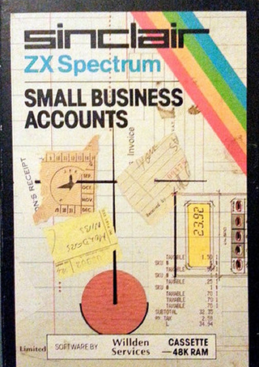 Small Business Accounts for ZX Spectrum from Willden Services/Sinclair (B6/SX)