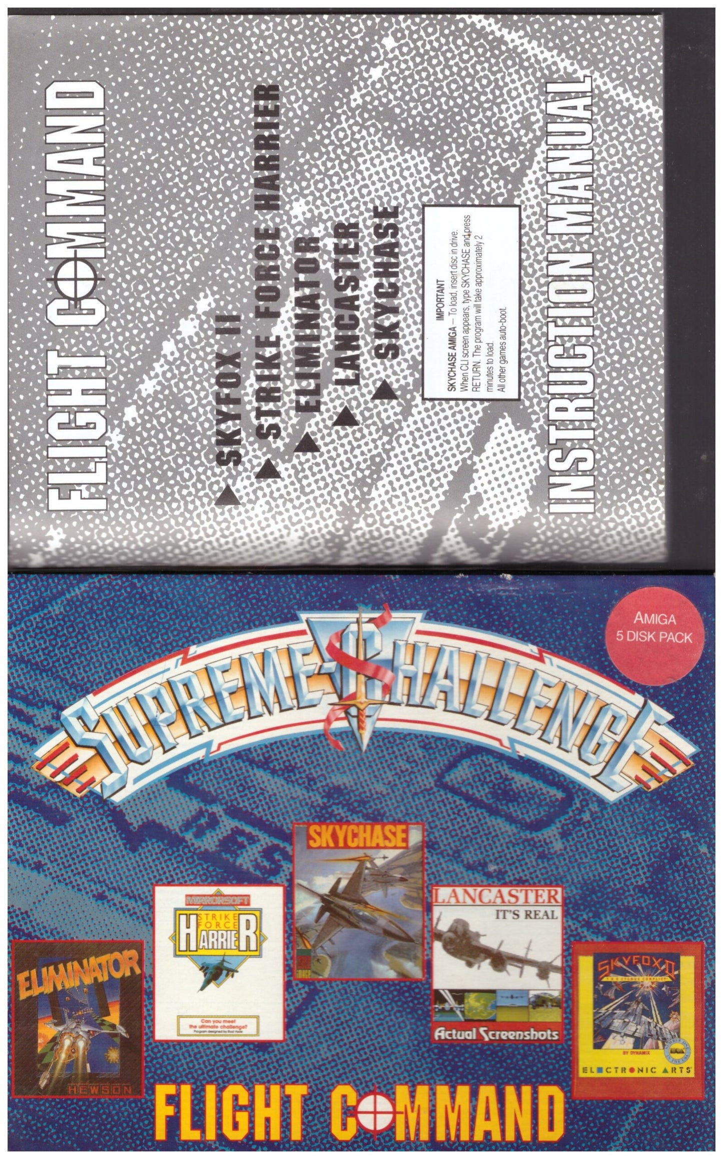 Supreme Challenge: Flight Command for Commodore Amiga from Beau-Jolly (FC1)