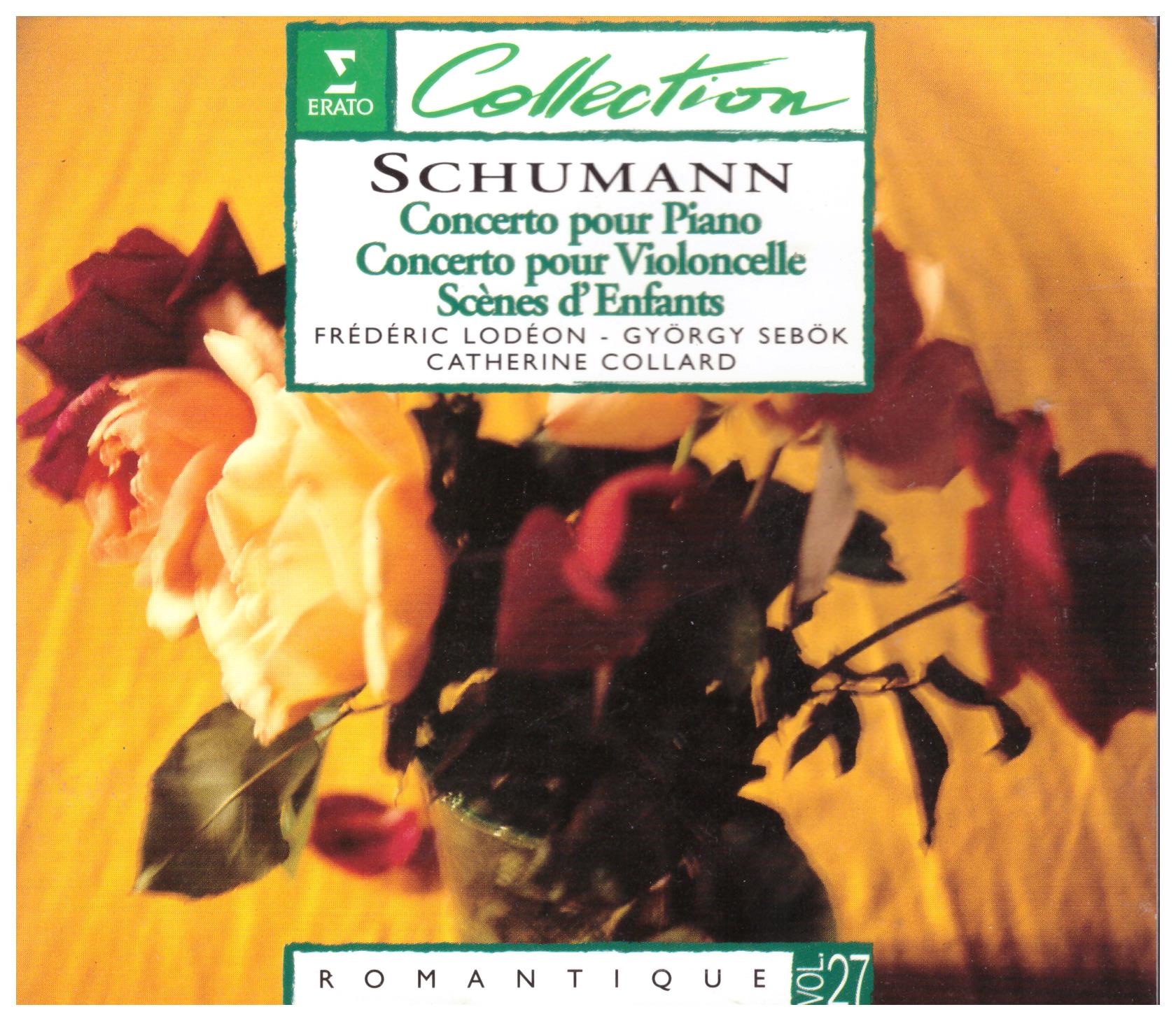 Schumann: Concerto Pour Piano/Concerto Pour Violoncelle/Scenes D'Enfants CD from Erato (WE 839)