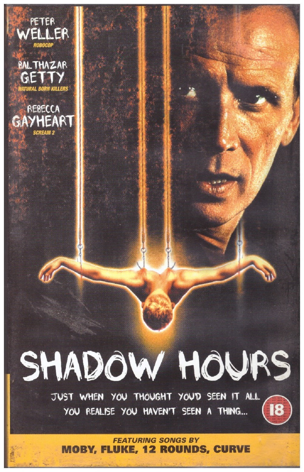 Shadow Hours VHS from Metrodome Distribution (MTD146)