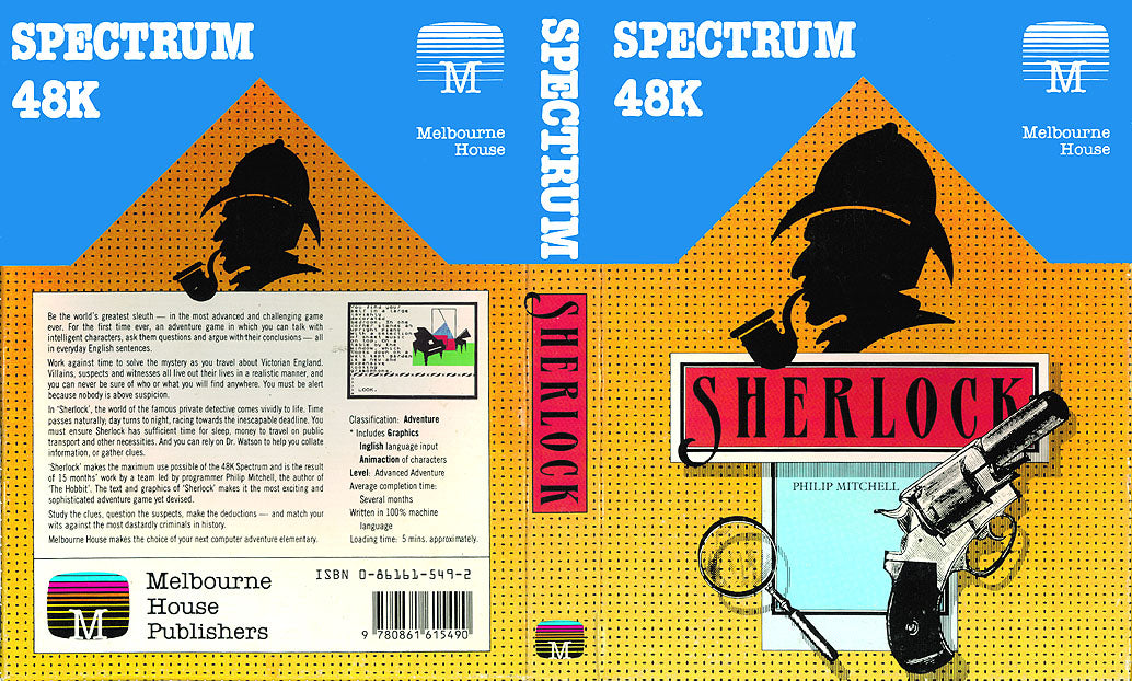 Sherlock for ZX Spectrum from Melbourne House