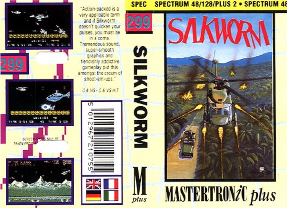 Silkworm for ZX Spectrum from Mastertronic Plus