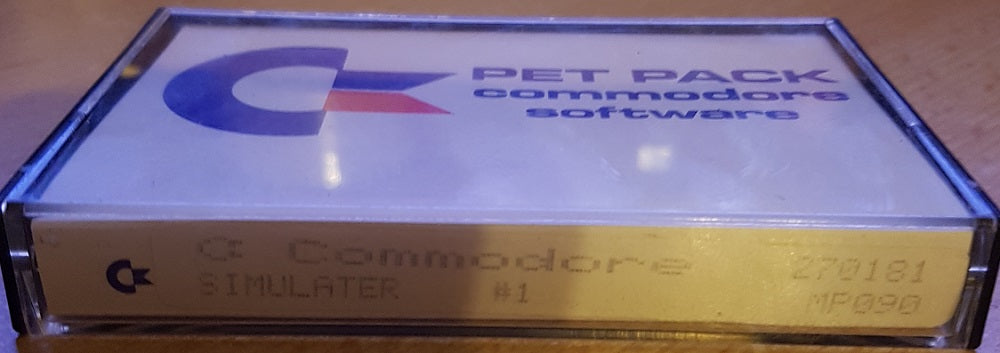 Simulater #1 for Commodore PET from Commodore Software