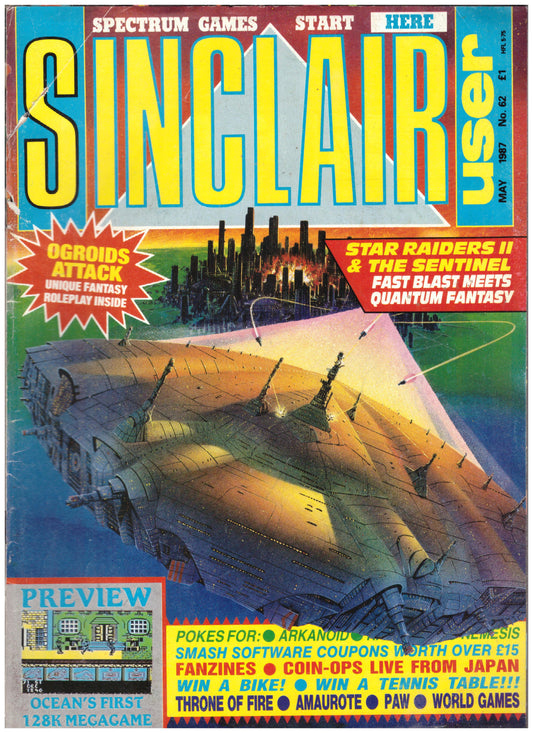 Sinclair User May 1987 No. 62 Magazine