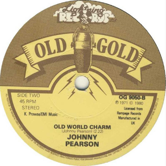 7" 45RPM Sleepy Shores/Old World Charm by Johnny Pearson from Old Gold