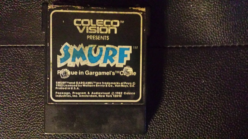 Smurf: Rescue In Gargamel's Castle for CBS ColecoVision from Coleco