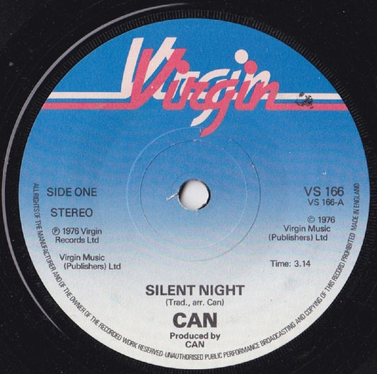 7" 45RPM Silent Night/Cascade Waltz by Can from Virgin (VS 166)