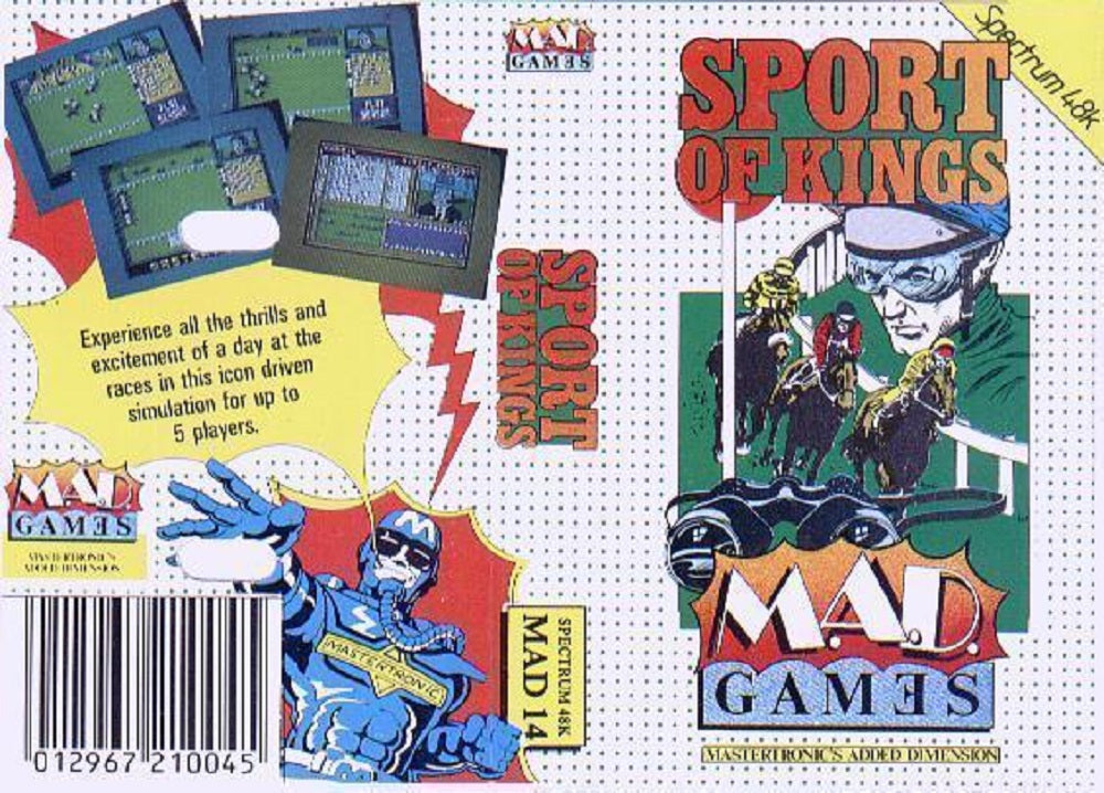 Sport Of Kings for ZX Spectrum from M.A.D./Mastertronic Added Dimension (MAD 14)