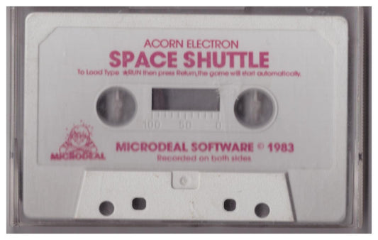 Space Shuttle Tape Only for Acorn Electron from Microdeal Software