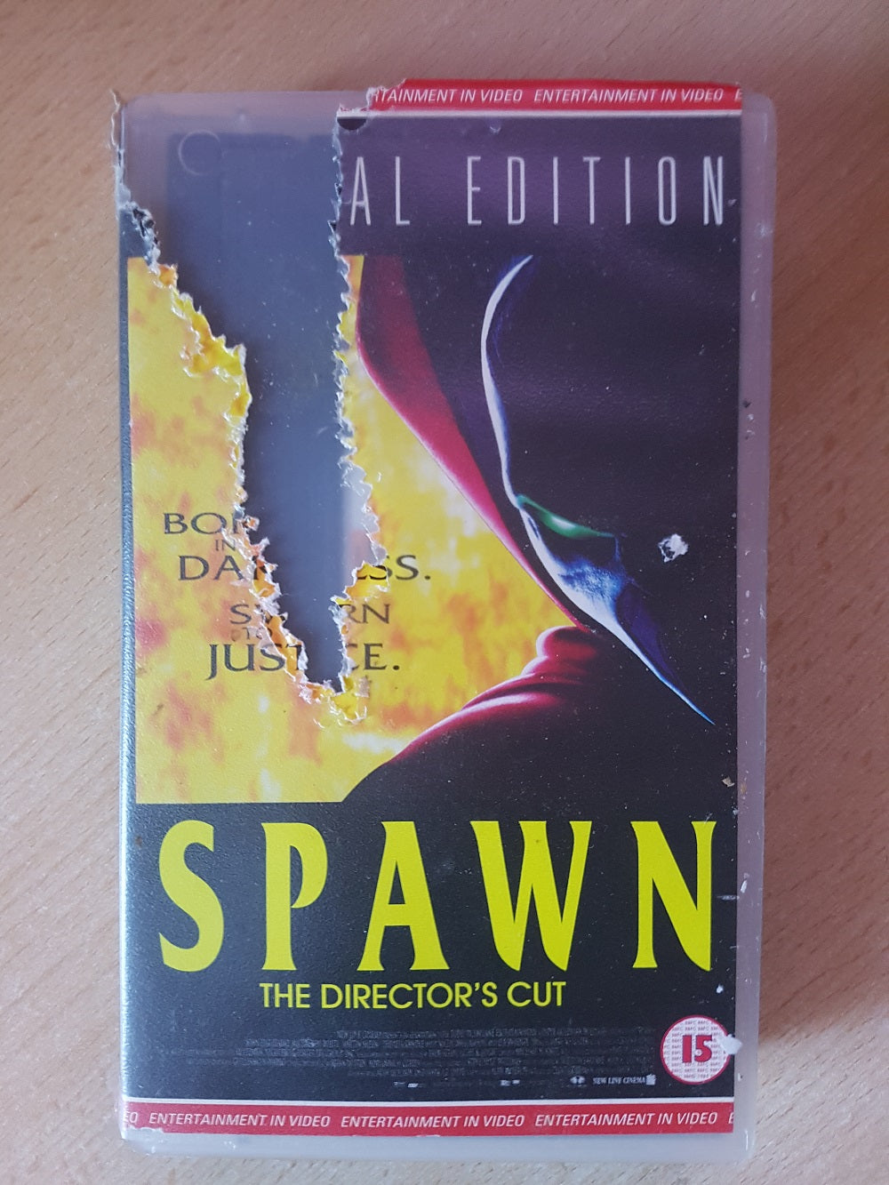 Spawn: The Director's Cut VHS from Entertainment In Video (EVS 1271)