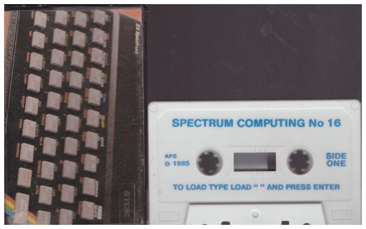 Spectrum Computing No 16 Sep 1985 Covertape for ZX Spectrum