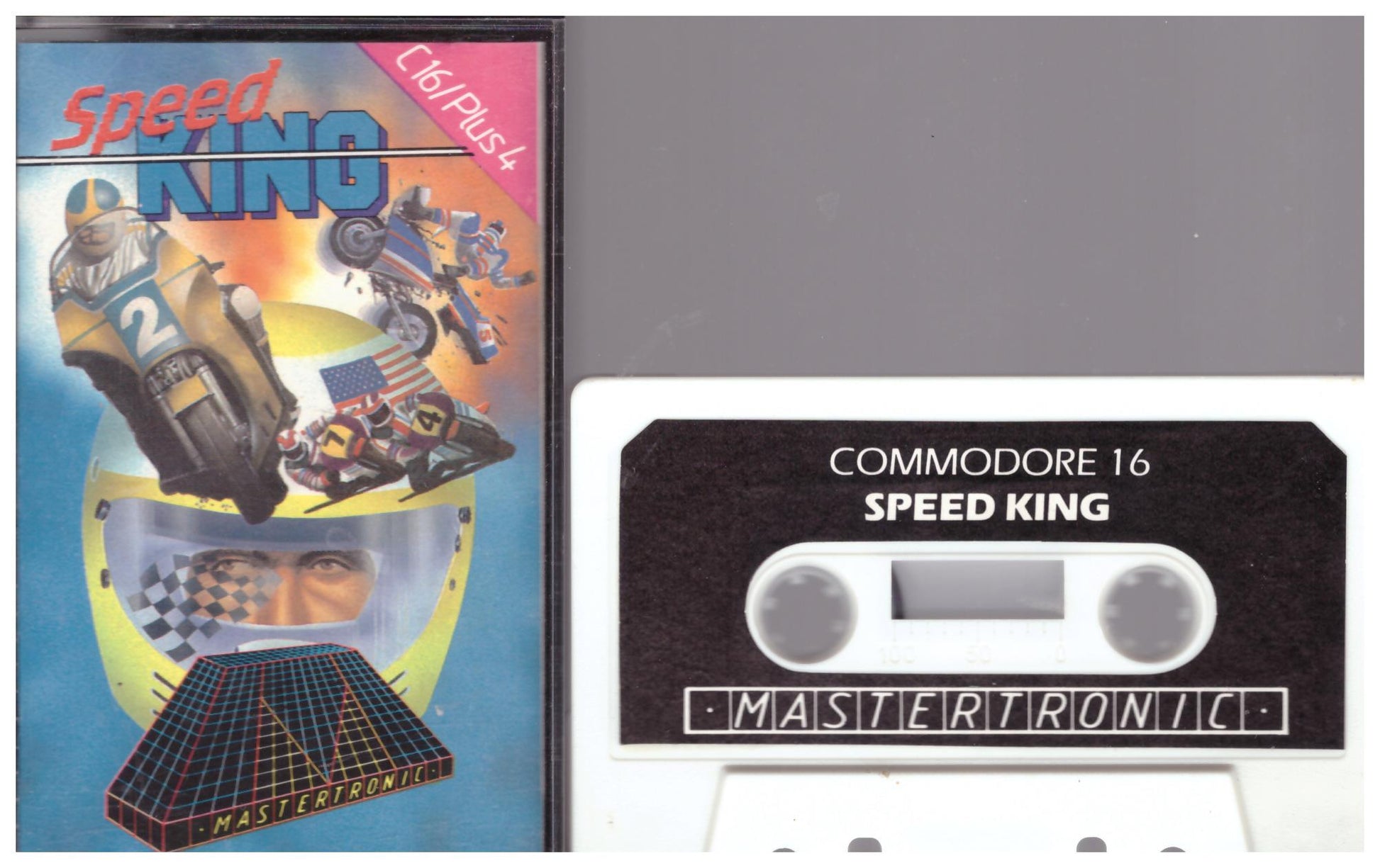 Speed King for Commodore 16/Plus 4 from Mastertronic (2C 0114)