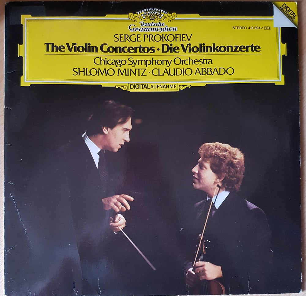 Serge Prokofiev: The Violin Concertos by The Chicago Symphony Orchestra/Shlomo Mintz/Claudo Abbado from Deutsche Grammophon (410 524-1)