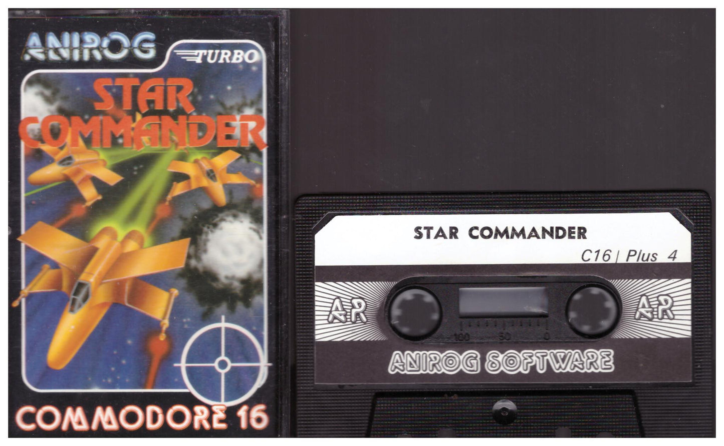 Star Commander for Commodore 16/Plus 4 from Anirog