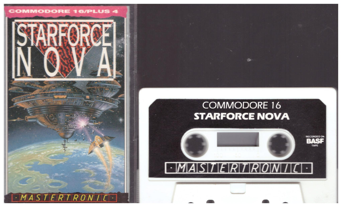 Starforce Nova for Commodore 16/Plus 4 from Mastertronic (2C 0194)