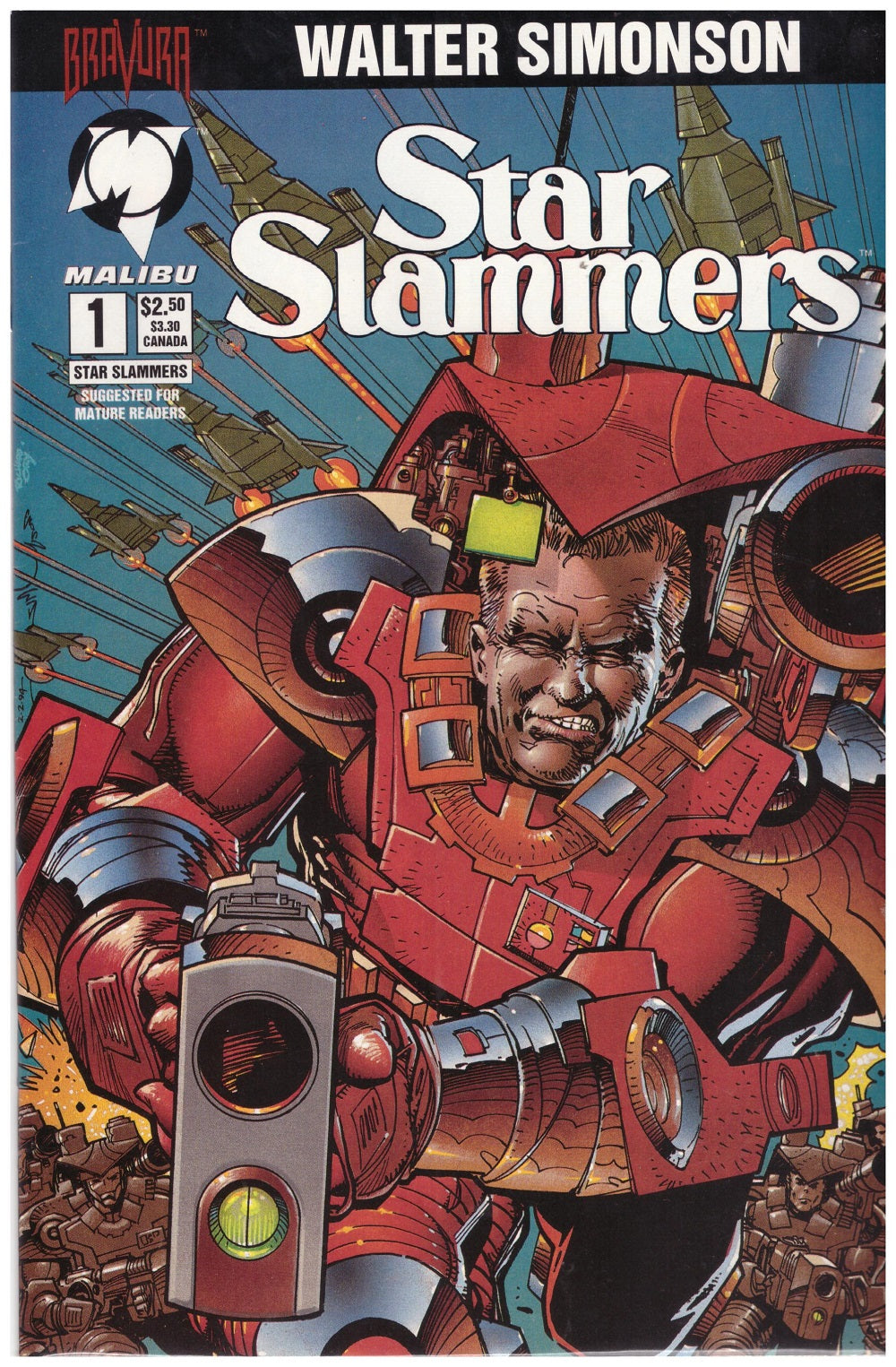 Star Slammers #1 May 94 from Malibu Comics