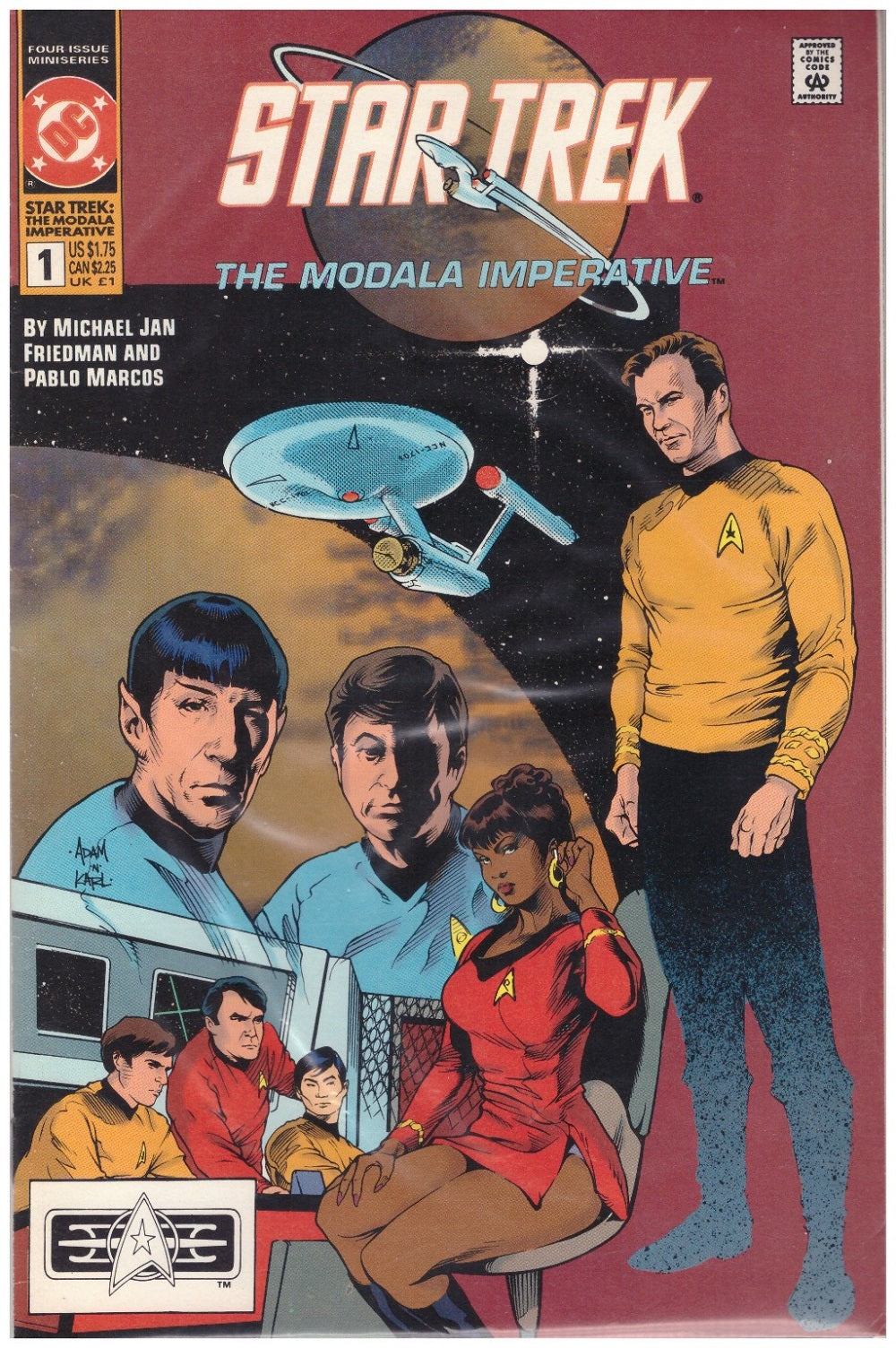 Star Trek: The Modala Imperative #1 1991 from DC Comics