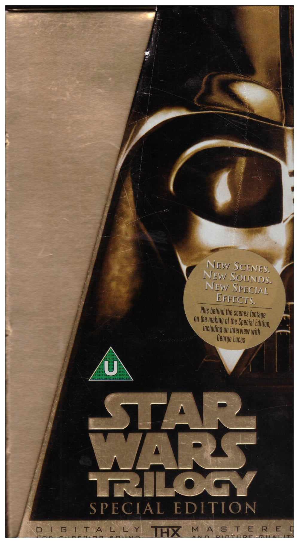 Star Wars Trilogy Special Edition Gold Box VHS set from 20th Century Fox and Lucasfilm.