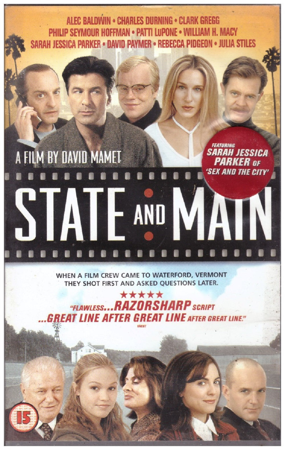 State And Main VHS from New Line Home Entertainment (V093155)