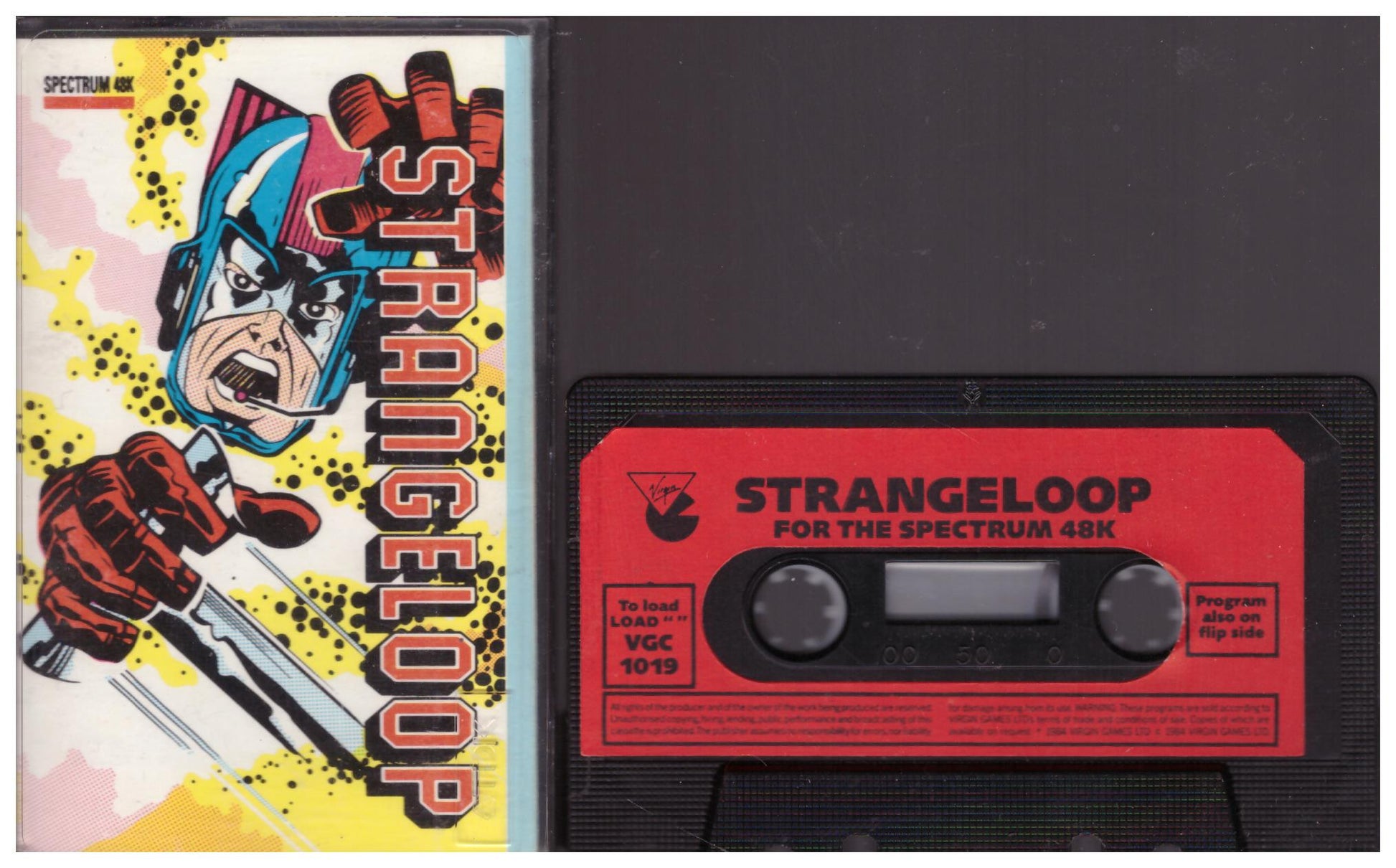 Strangeloop for ZX Spectrum from Virgin (VGC 1019)